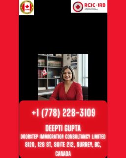 🚨 Canada Express Entry 2026 Update!Canada ਨੇ 3 ਨਵੇਂ categories announce ਕਰ ਦਿੱਤੇ ਨੇ —
✔ Researchers & Senior Managers
✔ Transport Professionals
✔ Foreign Military Recruits⚠️ ਹੁਣ minimum 1 ਸਾਲ ਦਾ work experience ਲਾਜ਼ਮੀ ਹੈ (6 ਮਹੀਨੇ ਨਹੀਂ)CRS ਘੱਟ ਹੋਣ ਦੇ ਬਾਵਜੂਦ ਵੀ ITA ਦਾ chance ਵੱਧ ਸਕਦਾ ਹੈ!ਜੇ ਤੁਸੀਂ eligible ਹੋ — delay ਨਾ ਕਰੋ.📞 ਅੱਜ ਹੀ ਸੰਪਰਕ ਕਰੋ
👩💼 ਦੀਪਤੀ ਗੁਪਤਾ, RCIC-IRB
📌 Doorstep Immigration Consultancy Limited
📍 8120, 128 St, Suite 212, Surrey, BC, Canada
📞 +1 (778) 228-3109
🌐 doorstepimmigration.ca#CanadaImmigration #ExpressEntry2026 #CanadaPR #PunjabiCommunity #DoorstepImmigration